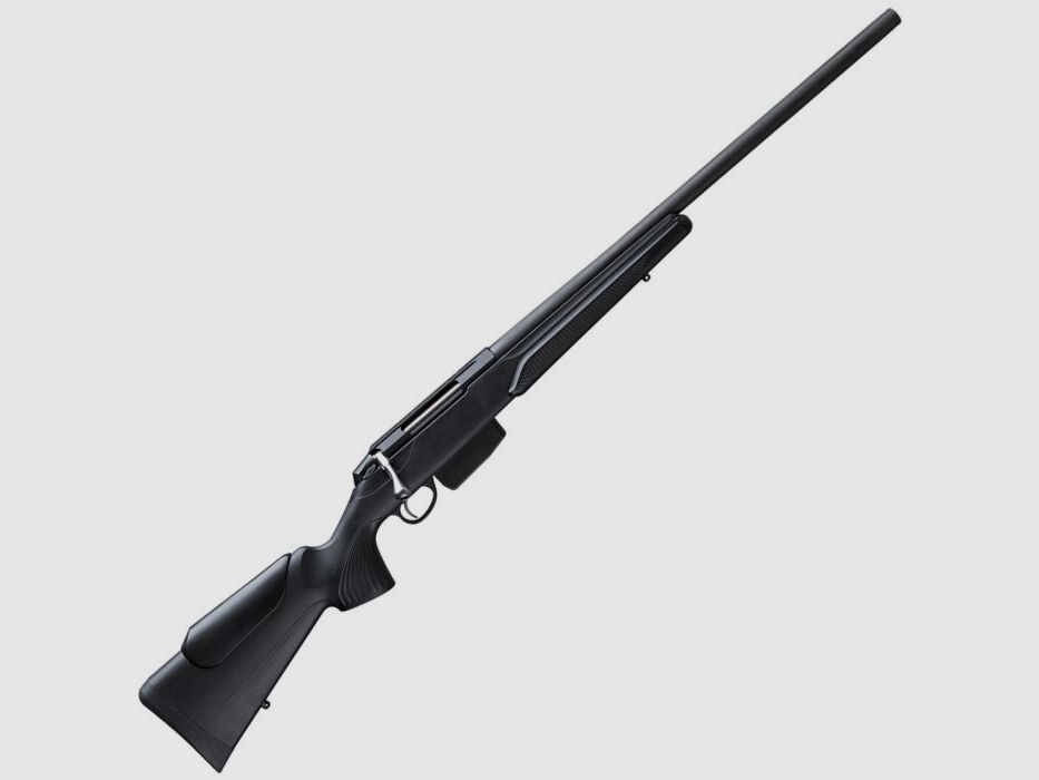 Details Tikka T3X Varmint modulaire kolf De nieuwe modulaire synthetische kolf, verwisselbaar met pistoolgreep, nauwkeurigheid en precisie
