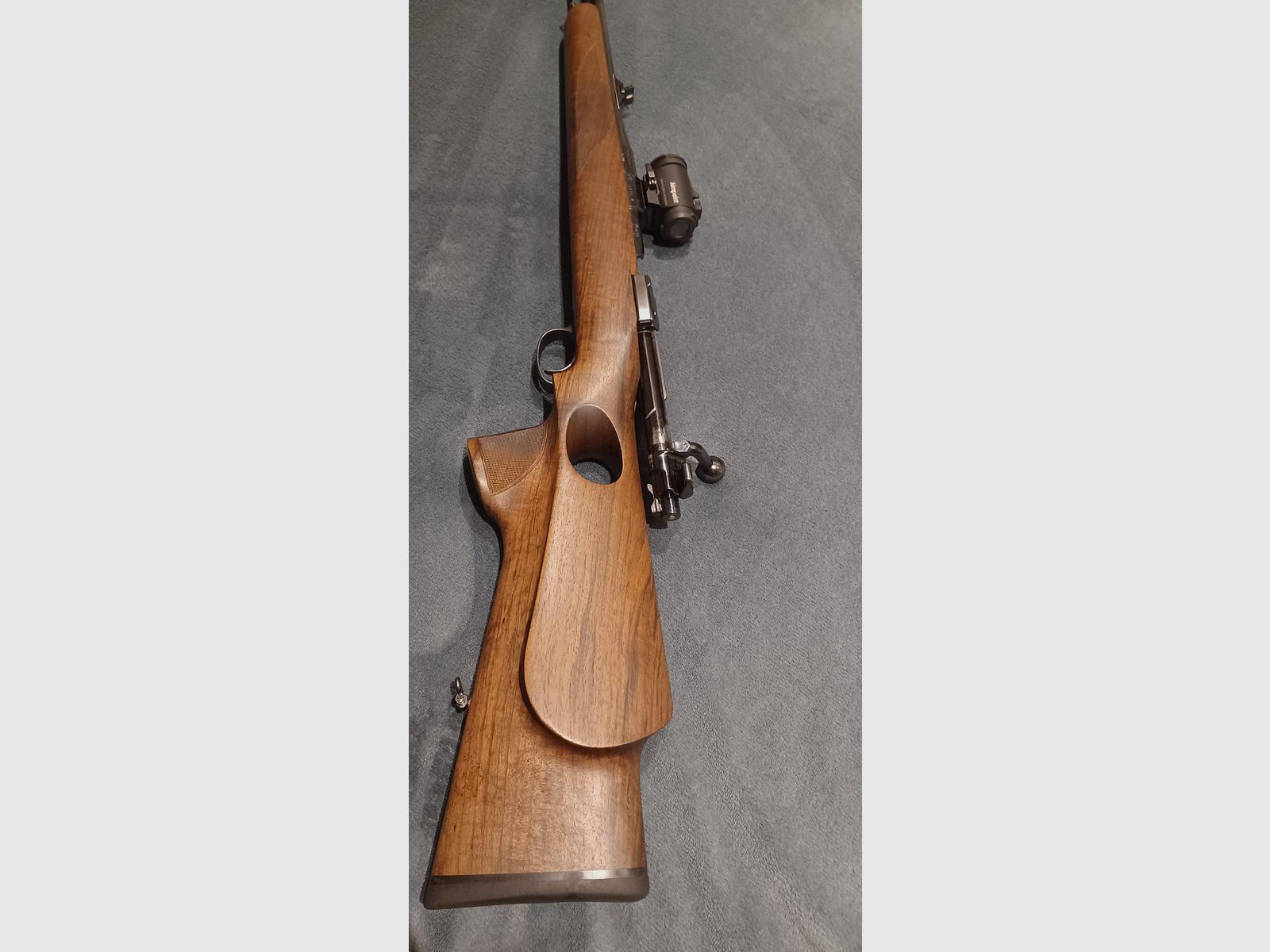 Repeater rifle mod. 98 with hole stock and Aimpoint Micro H2