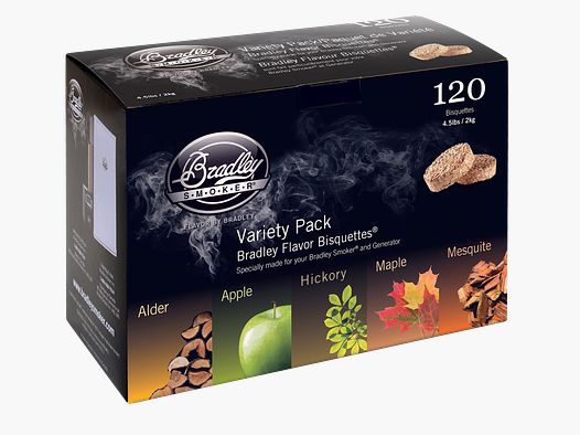 Bradley Briketts - 5 saveurs mélangées 120 pièces