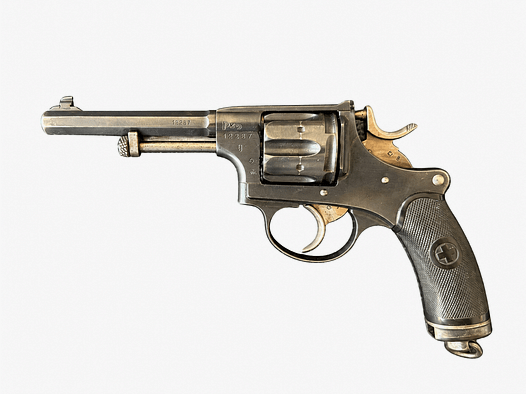 WF Bern Revolver Ordonanz 1882 – 7.5mm inkl. Lederetui – Occasion