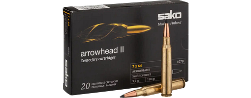 Sako 7x64 Arrowhead II PT 9,7g/150grs.