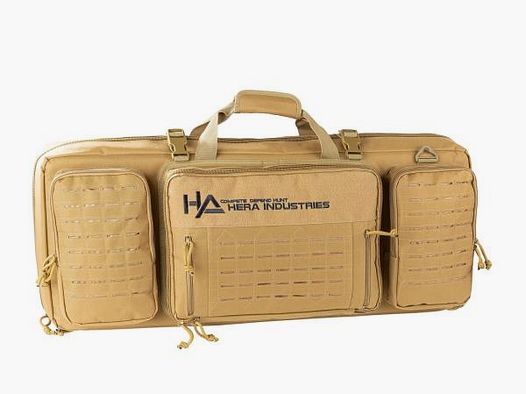 HERA-Arms Futteral f. Langwaffe TACTICAL RIFLE BAG SHORT sand 80cm innen m. Außentaschen