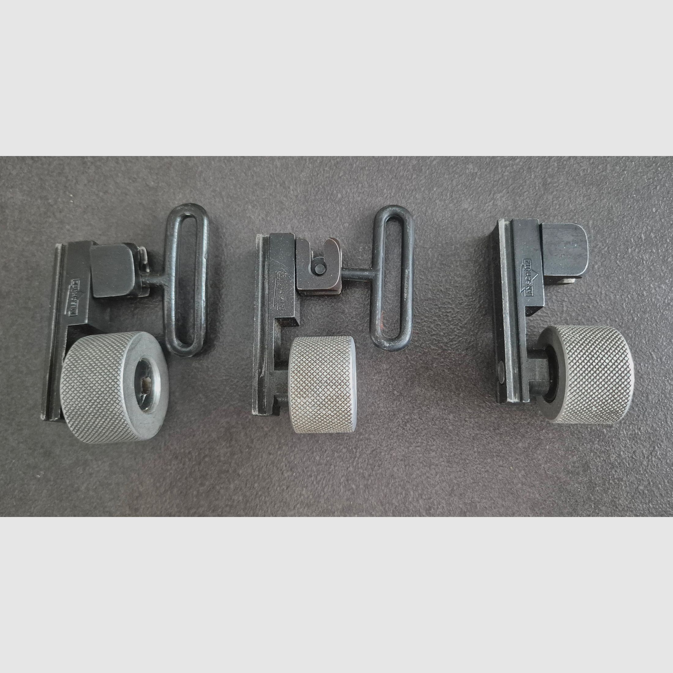 Anschütz hand stop with strap bracket