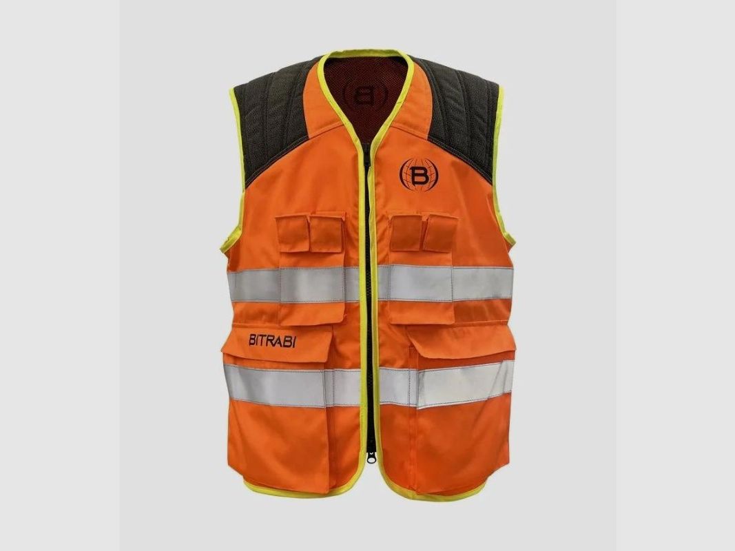 Bitrabi Gilet haute visibilité Securman Nouveau Modèle