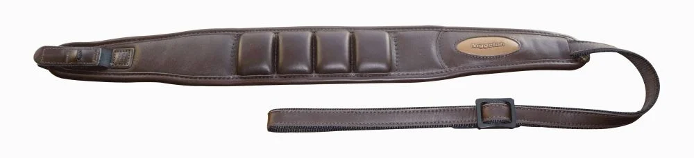 Correa de rifle de cuero Premium PADDY QR marrón Niggeloh