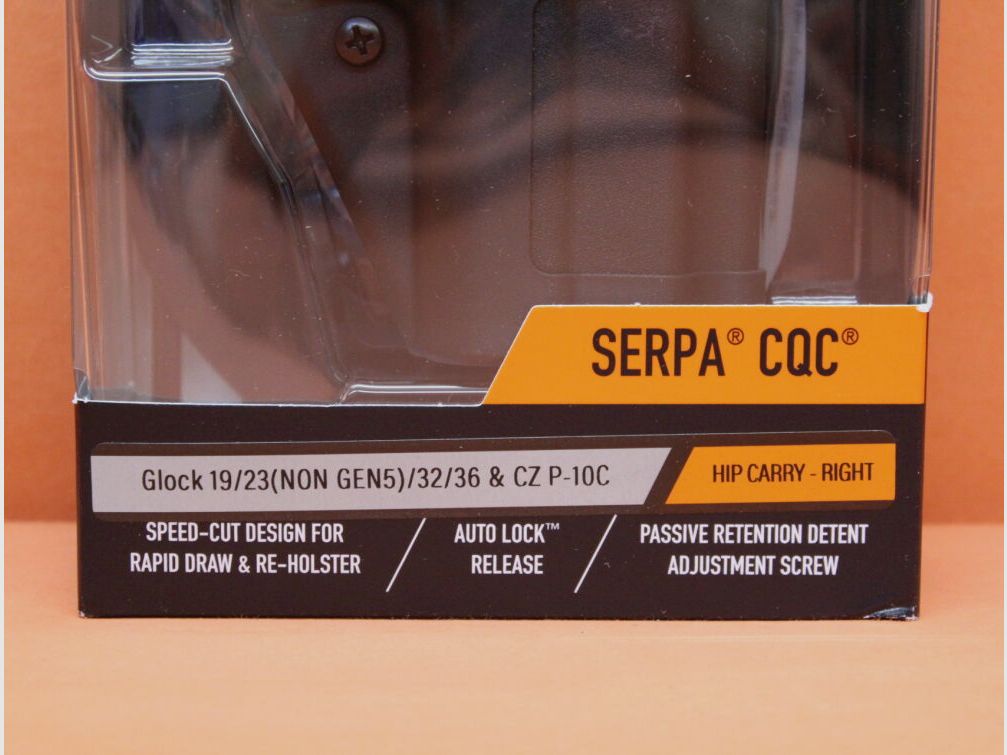 Blackhawk Blackhawk Holster SERPA CQC Concealment schwarz RH Glock (-Gen4) 19/23/32/36 (410502BK-R)