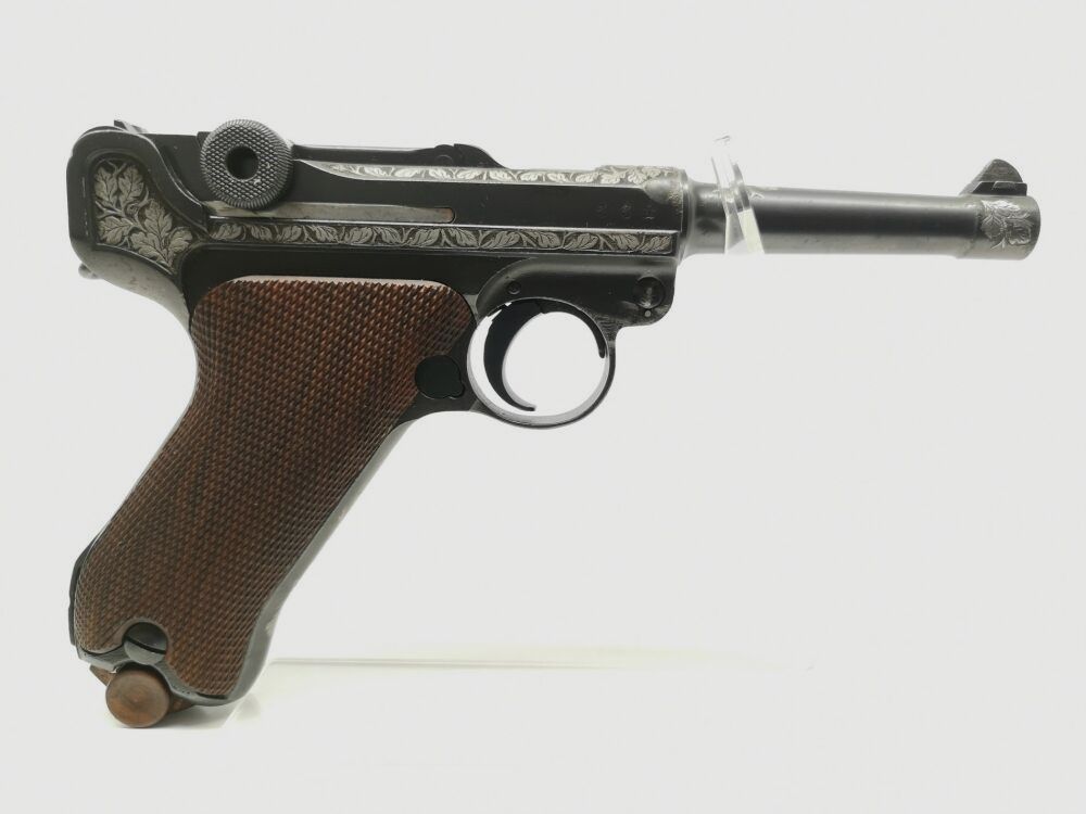 DWM P08 mit feiner Handgravur (Unikat)