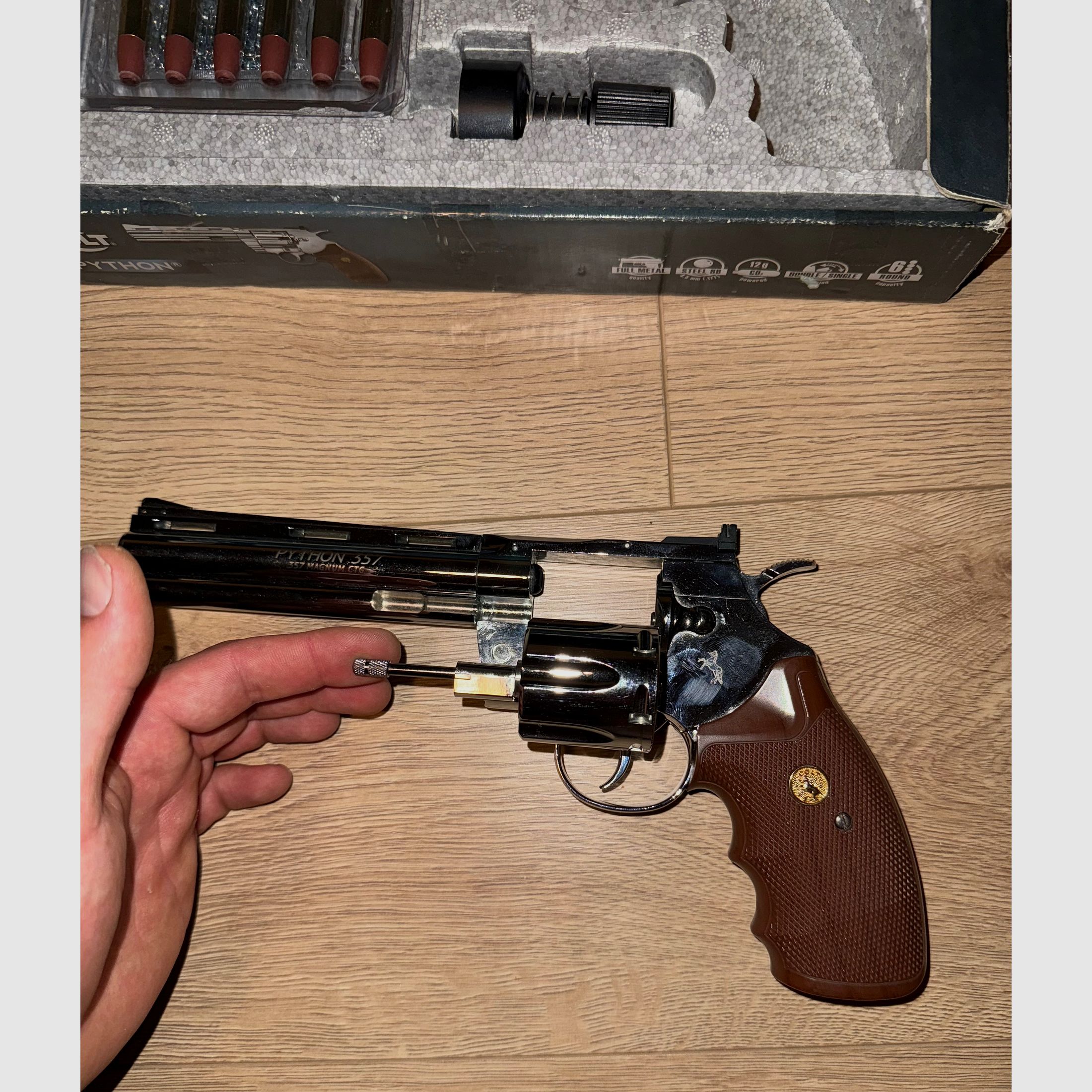 Umarex Colt Python 6" nickel