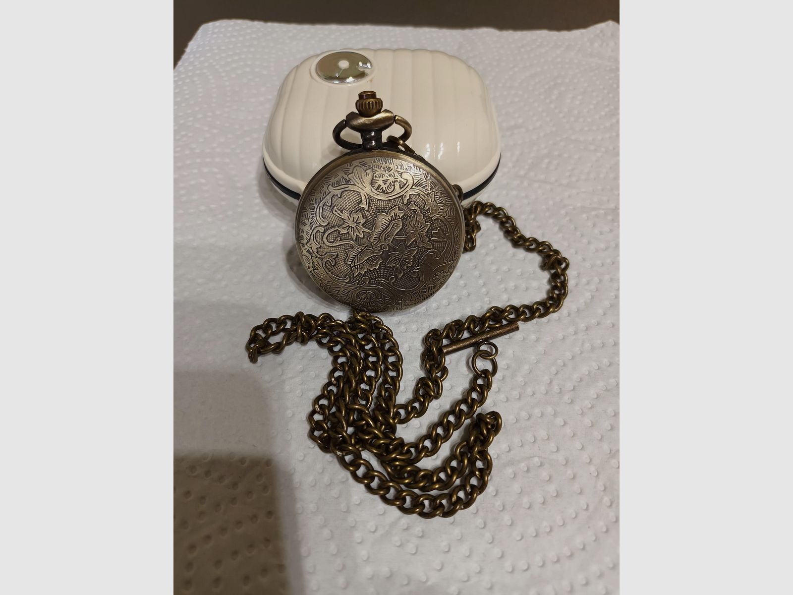 Nieuwe zakhorloge met jachtmotief