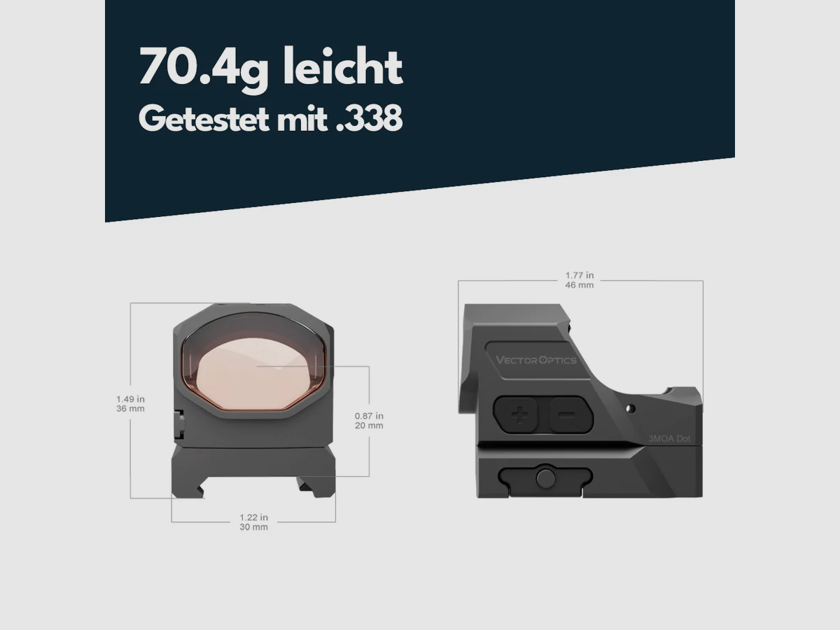 Vector Optics SCRD-64 Frenzy-X FLEX 1x19x28 GenII, afbeelding 4 van 5
