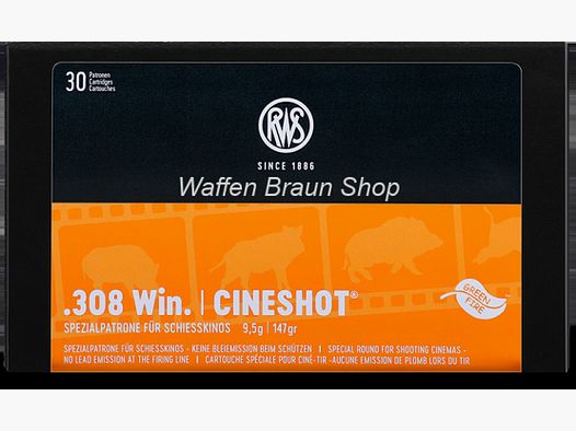 CINESHOT RWS .308 WIN 9,5G 30ER
