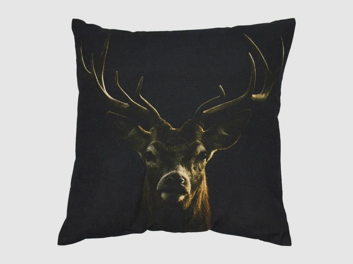 LivingActive Kissen Rothirsch schwarz