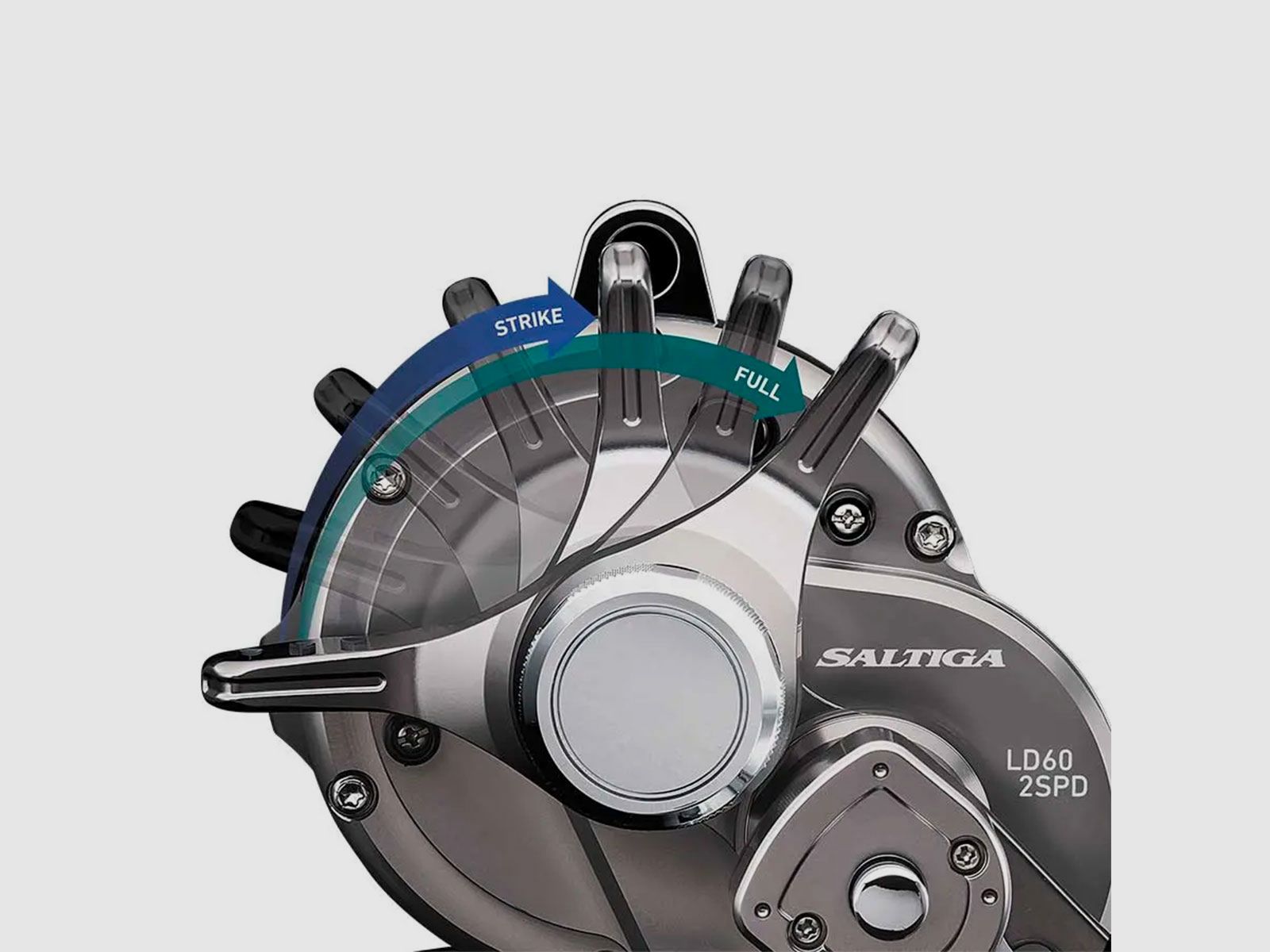 DAIWA – SALTIGA LD20-2SPD, zdjęcie 3 z 4