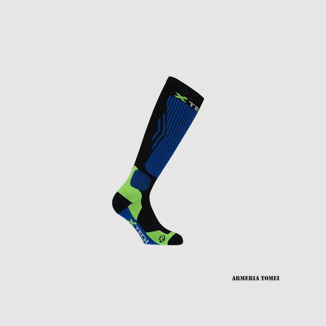 SOCKS – X TECH – COMPRESSION Blue-Green