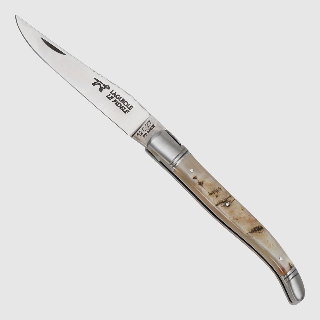 hochwertiges Le Fidele Laguiole Taschenmesser Widderhorn