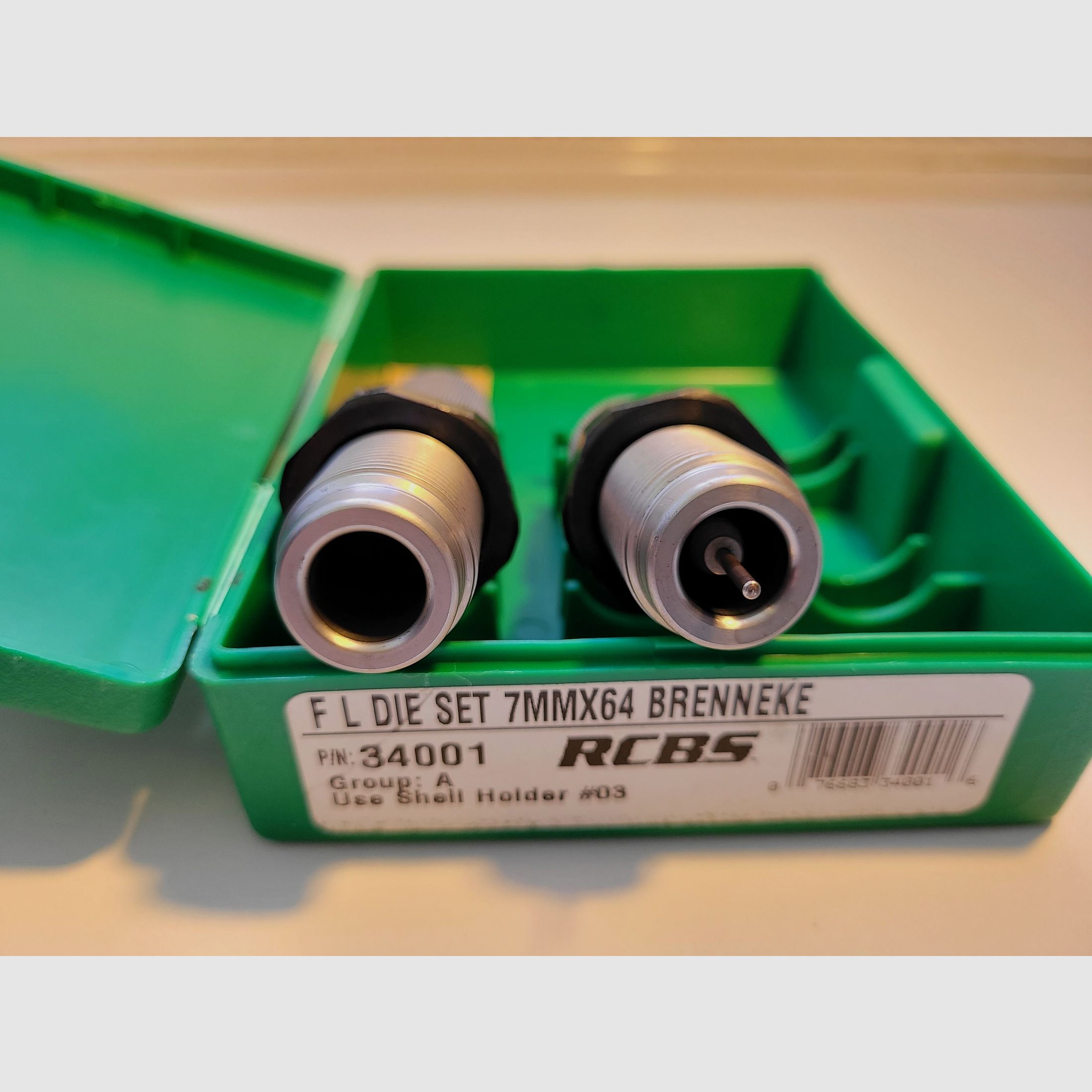 7 x 64 Brenneke RCBS Matrizensatz, Art-Nr.: 34001