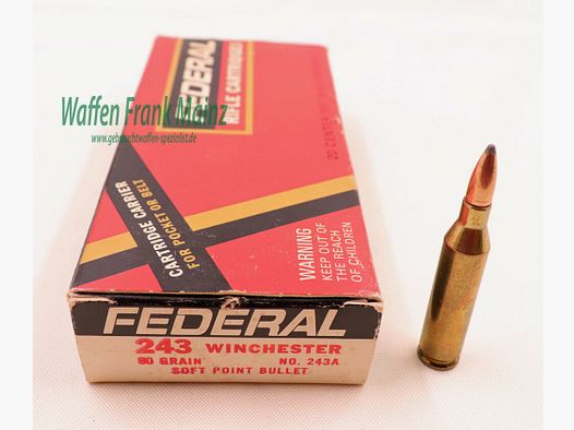 Federal / USA Büchsenpatronen .243Win