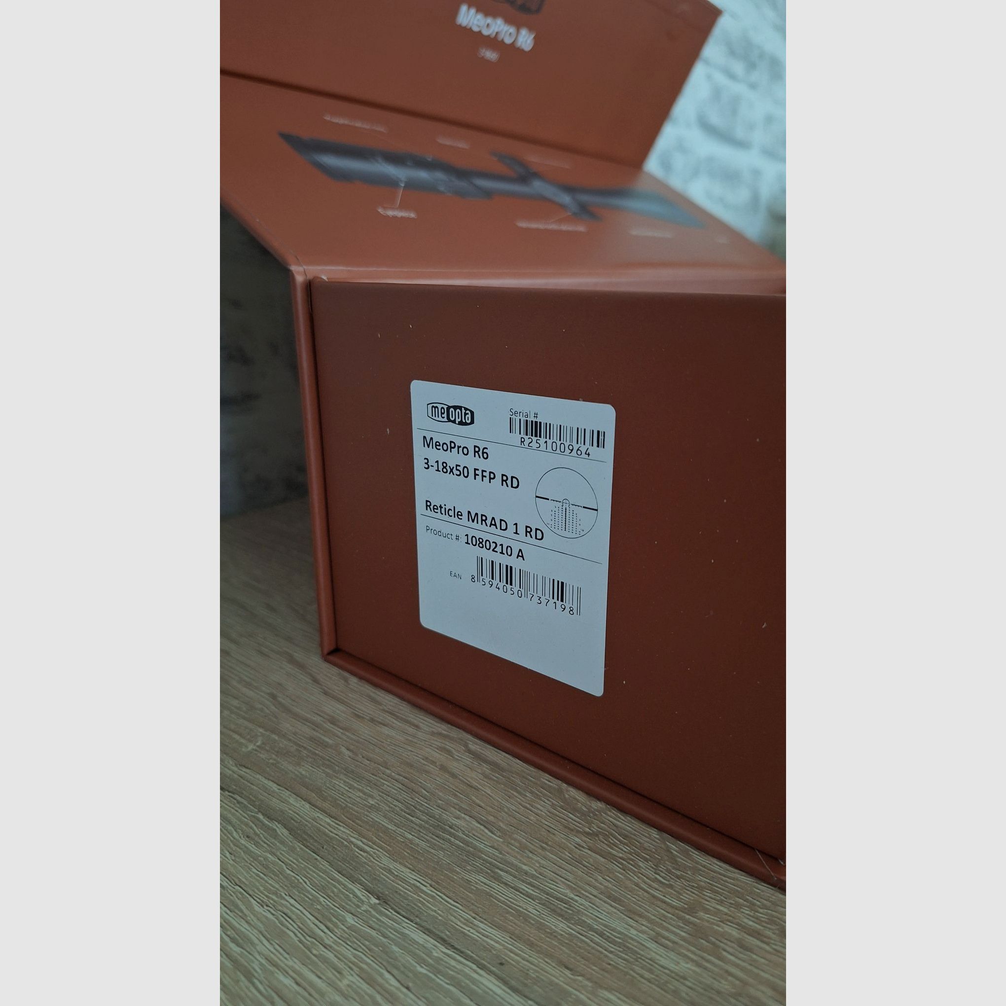 Meopta riflescope MeoPro R6 3-18x50 RD FFP