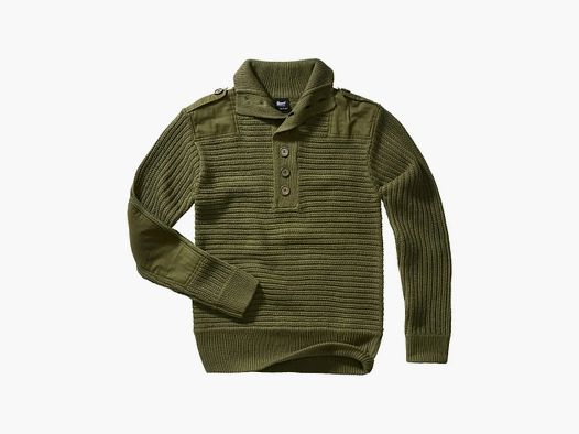 Brandit Brandit Pullover Alpin - Oliv / S Herren