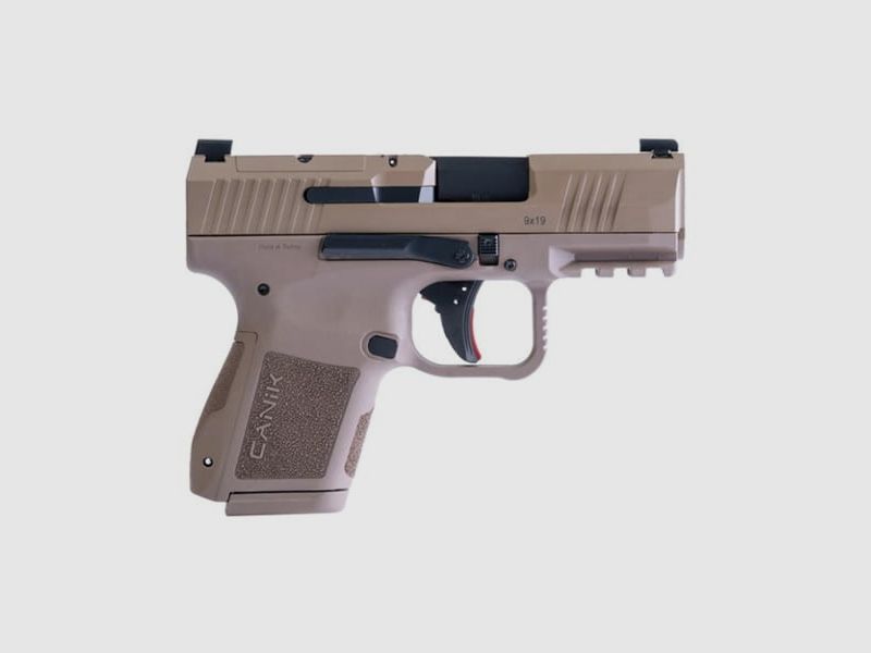 CANIK MC9 micro-compact semi-automatic pistol FDE cal. 9x19mm, 3.8" barrel