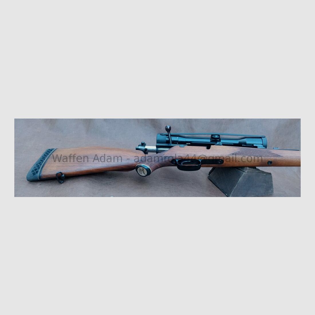 Mauser short system model 66 S, Zeiss Diavari 1.5-6x36. Reticle 1