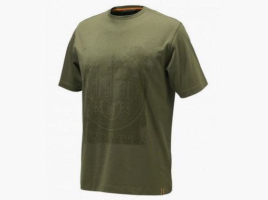 Beretta groen T-shirt met groot logo art.TS871T1557072A BERETTA