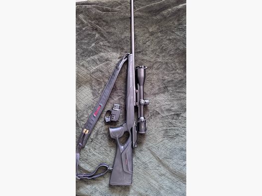 Blaser R8 Monza calibre 300 win mag con Swarovski Z8i + torre balística + palanca de lanzamiento + correa + bola de agarre de cámara etc.
