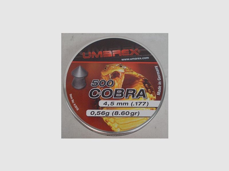 Cobra Spitzkopf - 4,50mm/0,56g/8,6gr (a500)