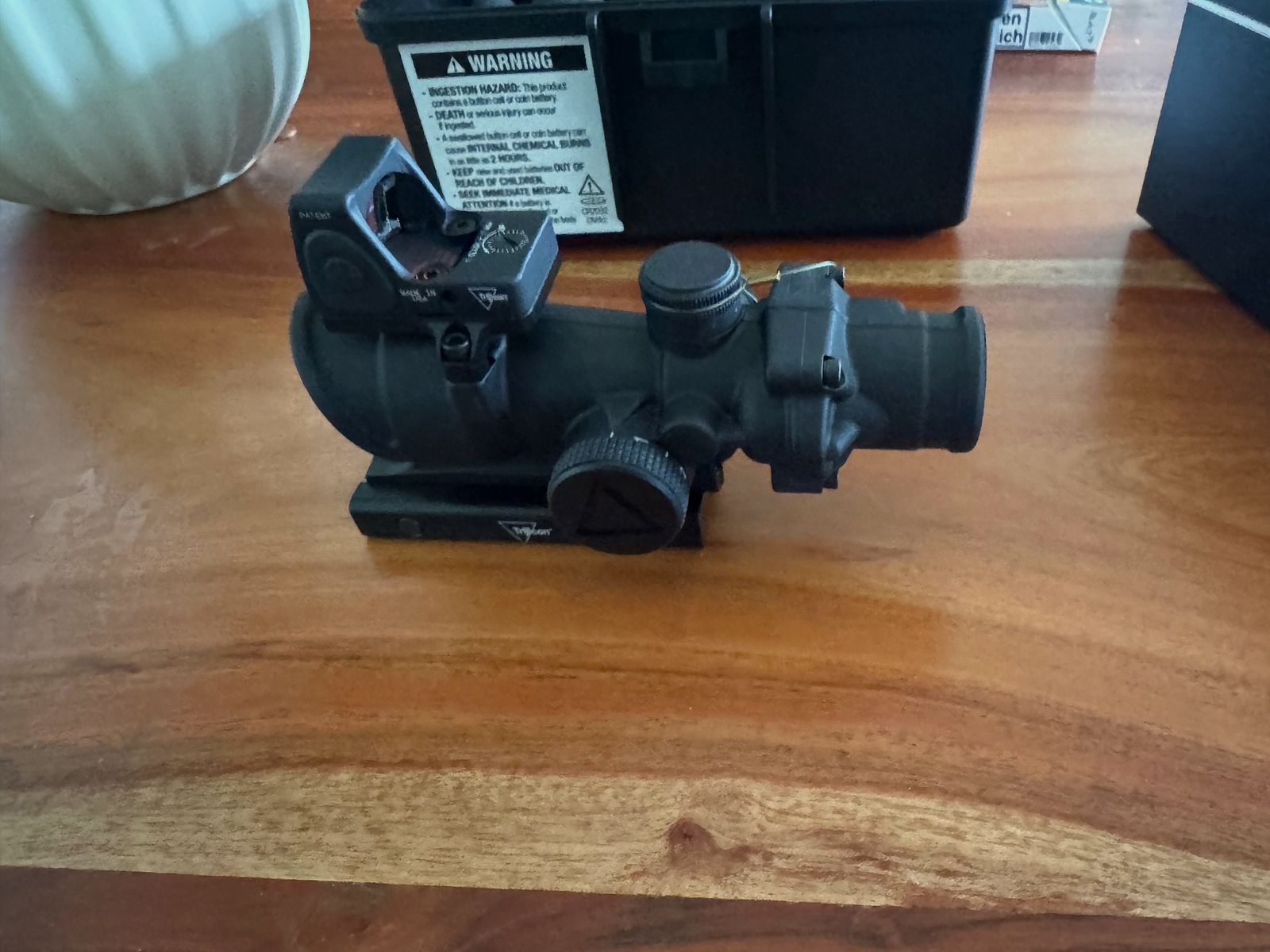 Trijicon ACOG 4x32 LED (.223 Reticle) + RMR Type 2 (3.25 MOA) – ABSOLUT NOWY I NIGDY NIE UŻYWANY w OVP