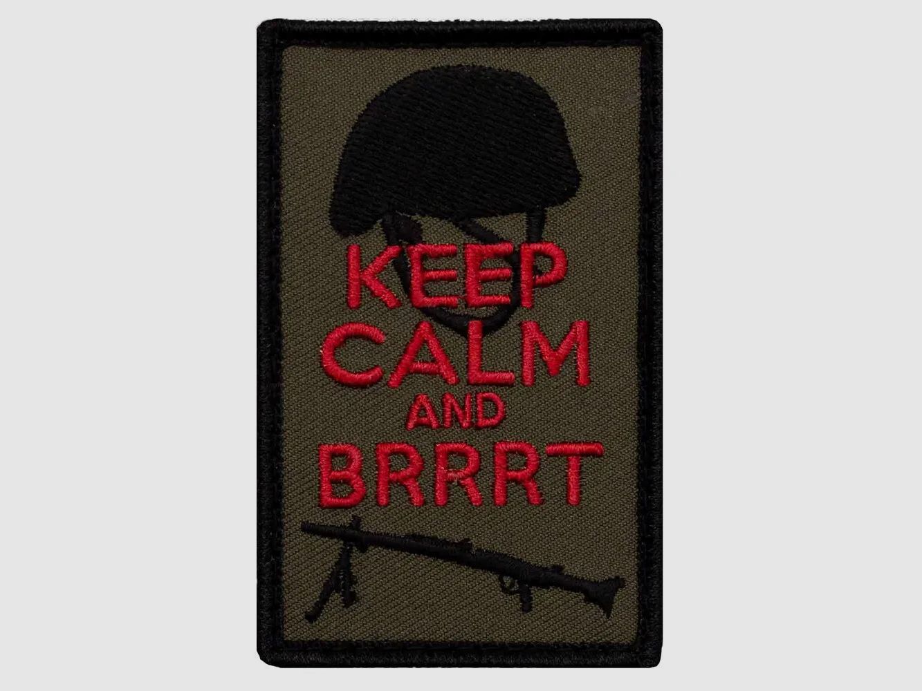 Café Viereck Patch Keep calm and Brrrt