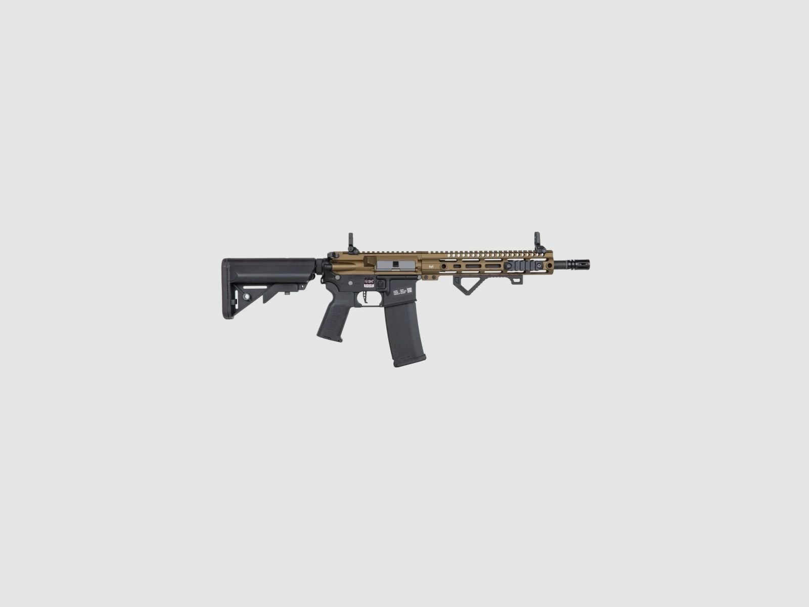 SA M4 Carbine M-LOK (SA-P20 PRIME™ Aster II ETU BLDC™) Rifle Airsoft Libre a partir de 18 años – Chaos Bronze -F-