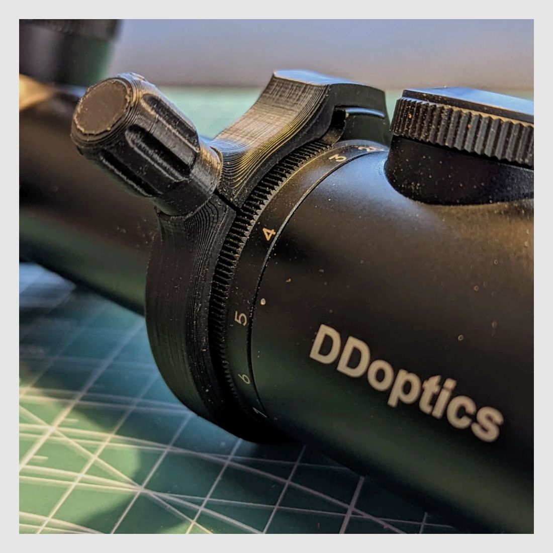 Für DDoptics Gen2: Schnellverstellhebel für Vergrößerungseinstellung der Gen2 Serie