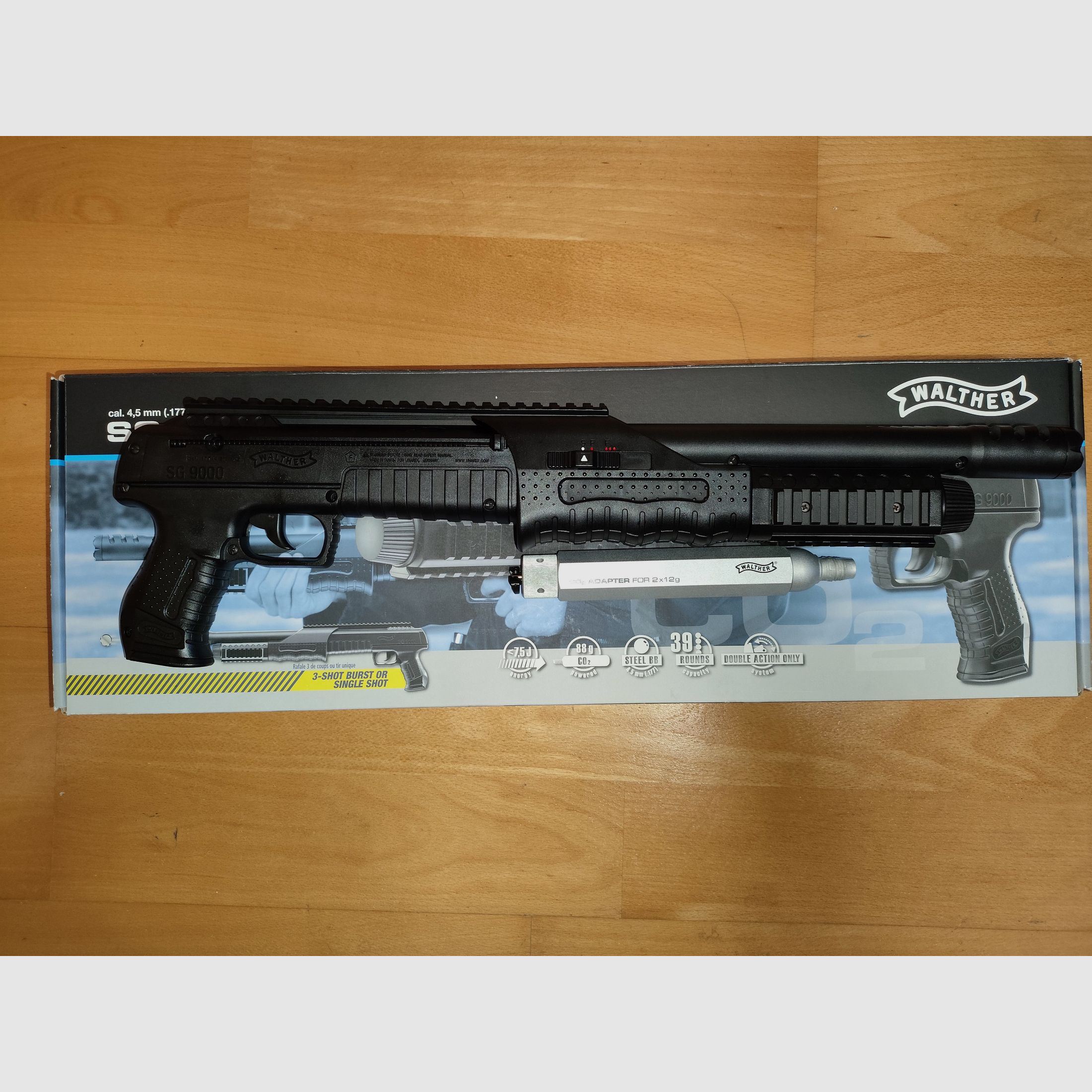 Walther SG 9000 Co2 Pumpgun, cal. 4,5 BB