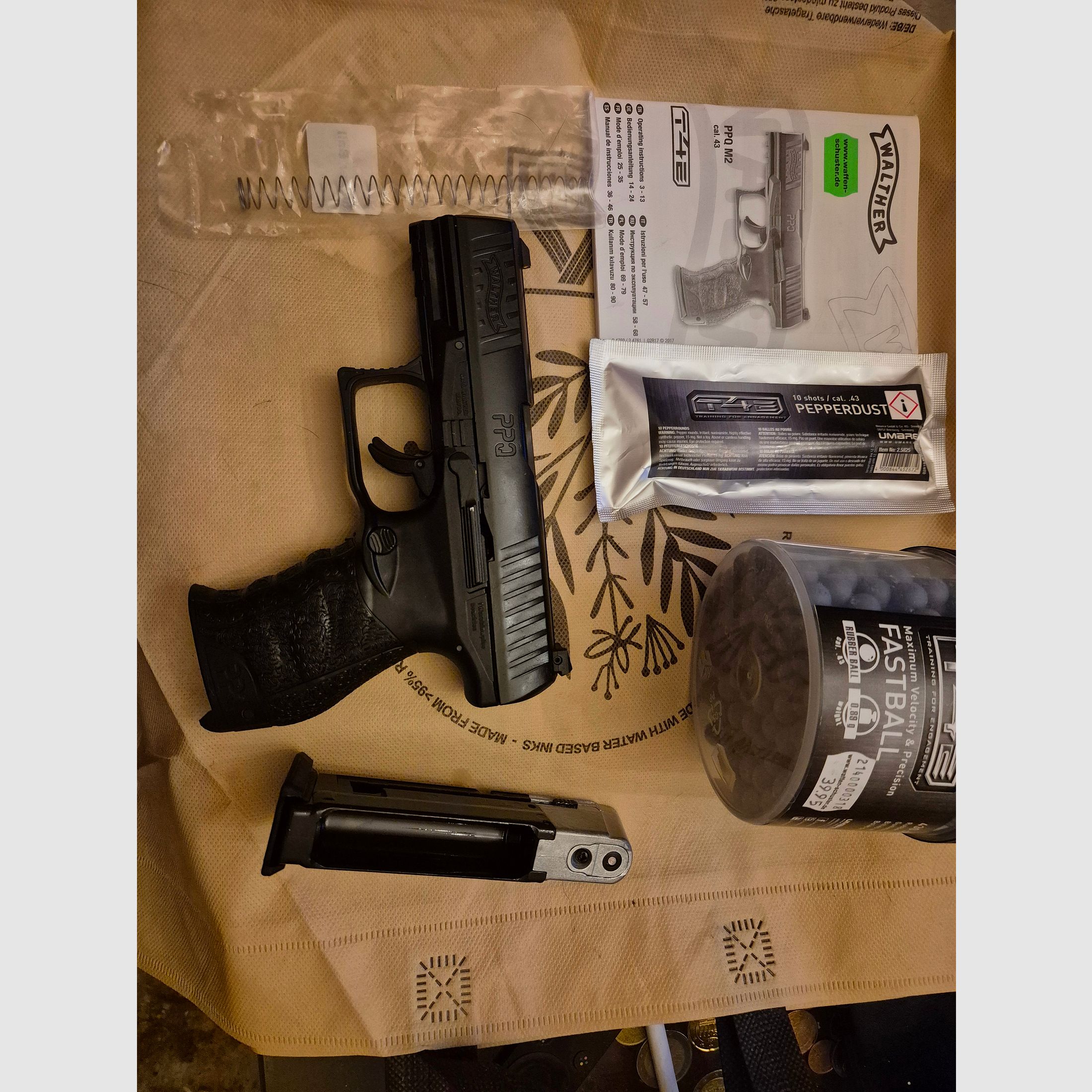 --- WALTHER PPQ M2 - RAM - T4E - Co2 - Cal. .43 RAM ---