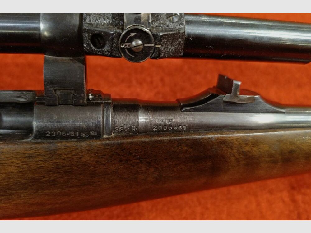 Jednolufowy Mauser Deutsch.Sportmodell .22WinMag