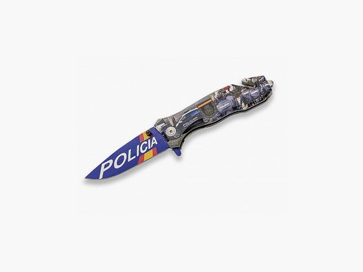 NAVAJA JOKER POLICIA NACIONAL PUÑO ALUMINIO