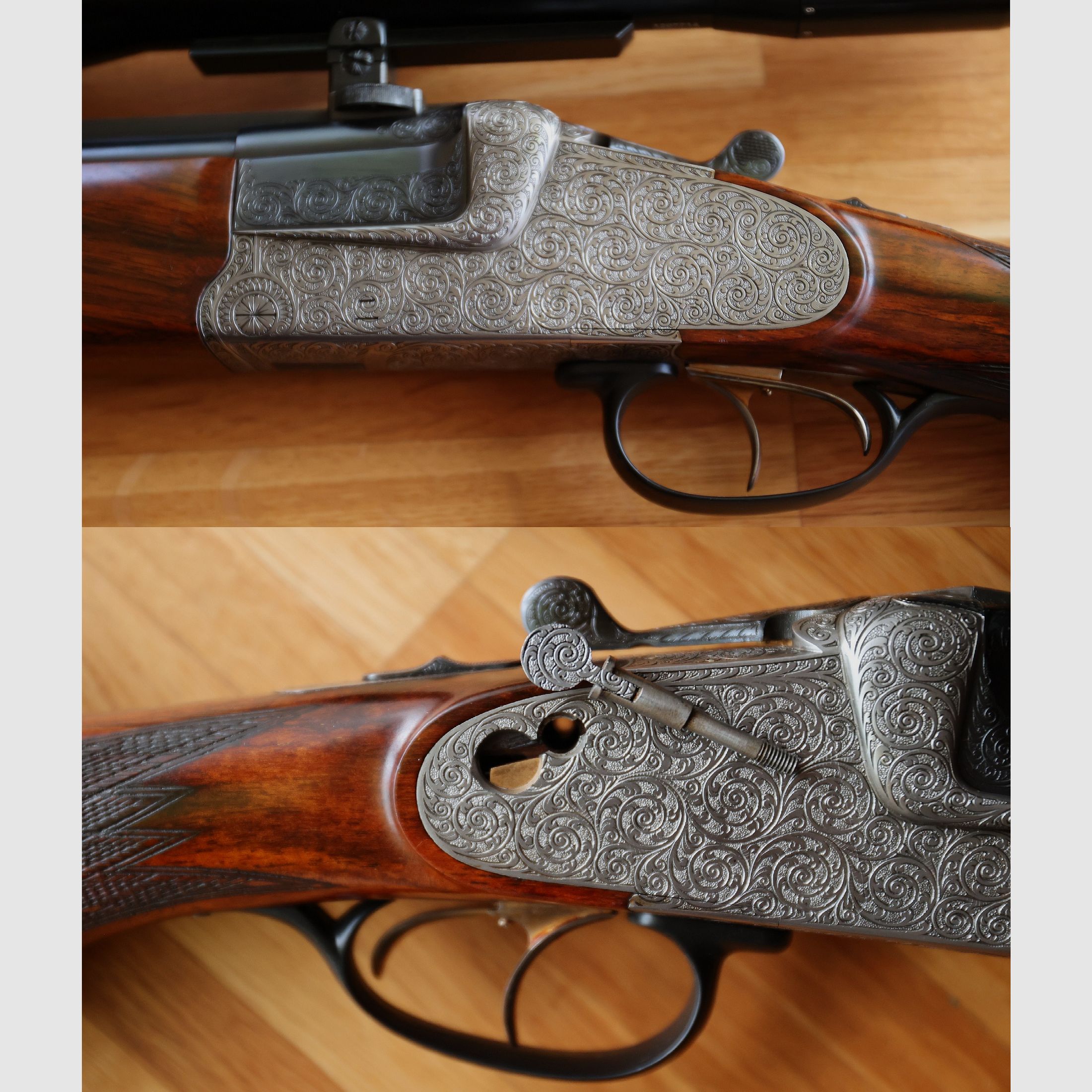 Krieghoff Ulm Primus Bergstutzen - Seitenschlosse