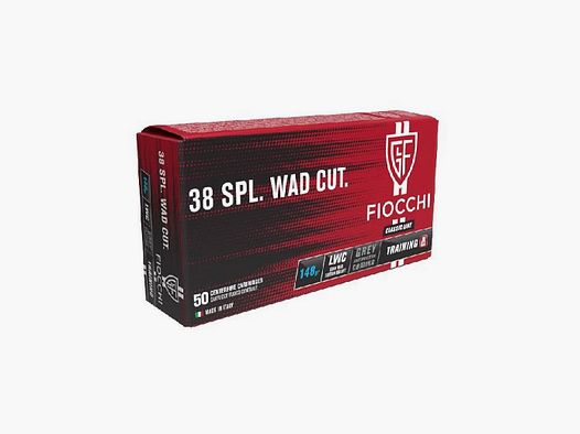 FIOCCHI 38 SPL.WAD CUT.