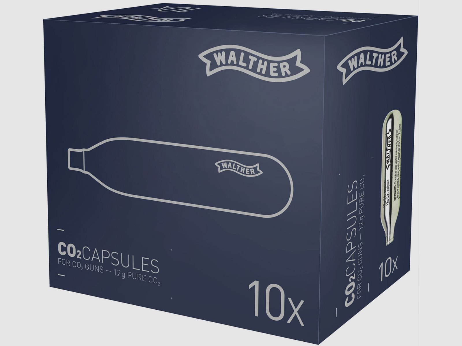 Umarex 4.1682-1 Walther 12g CO2 Kapseln 10 St.