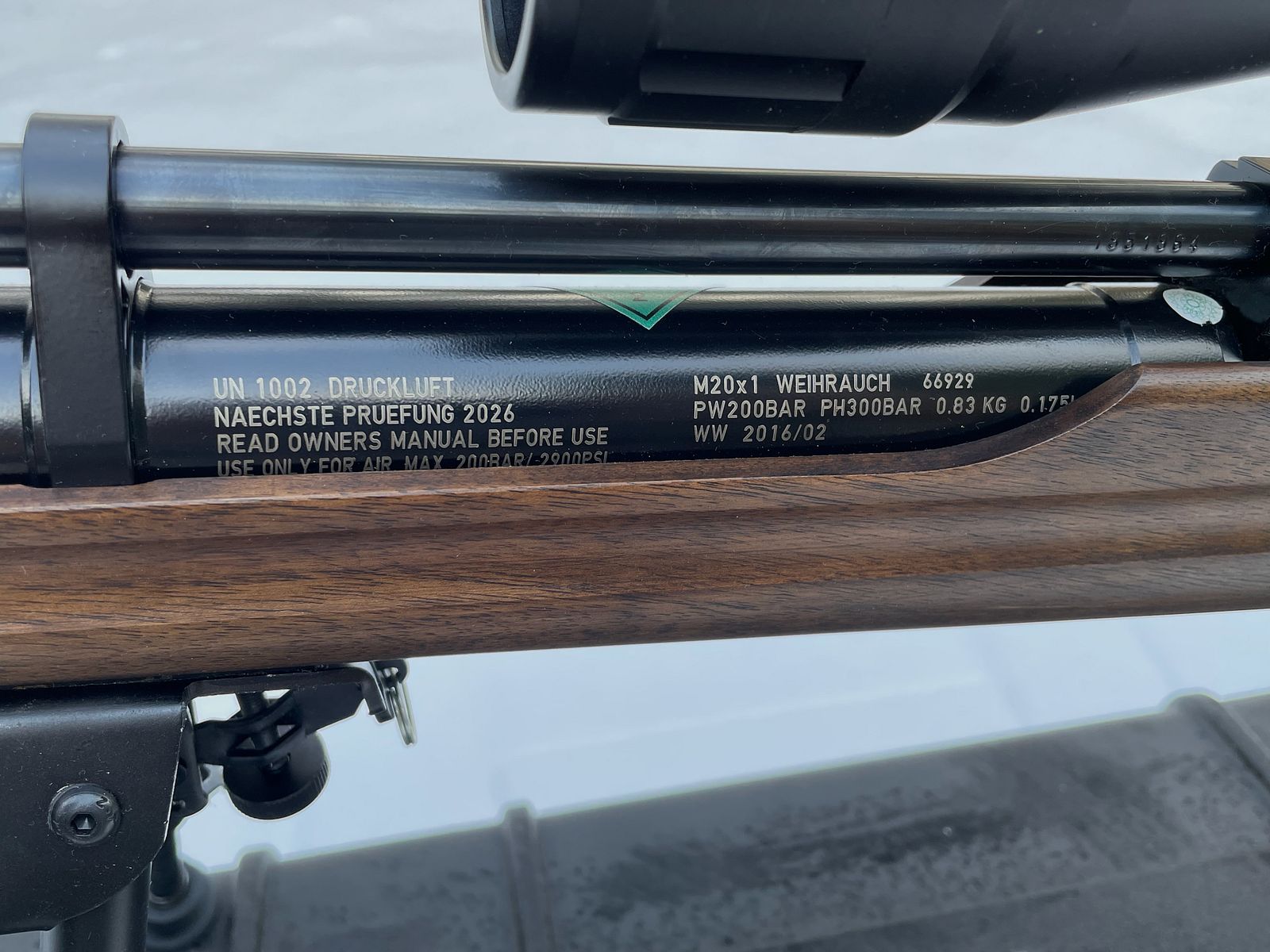 Incense HW 100 LS, SD, cal. 4.5 P18