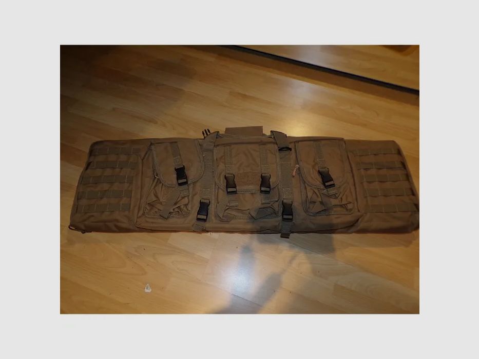 Gewehrtasche / Rifle Case "Large" - für Langwaffen bis 100cm, abschließbar, Schwarz