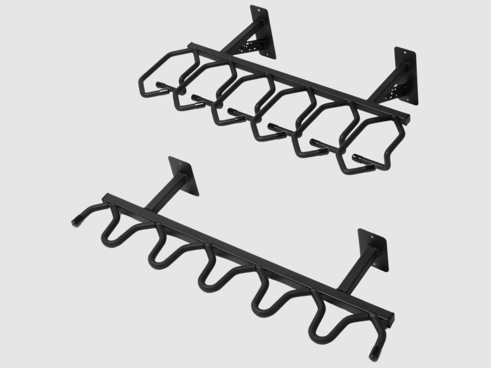 Savior – Soporte plegable para armas – 6 x rifle / 8 x pistola – Soporte portátil para armas de fuego – Negro – RK-RIF6-ST-BK, imagen 2 de 7