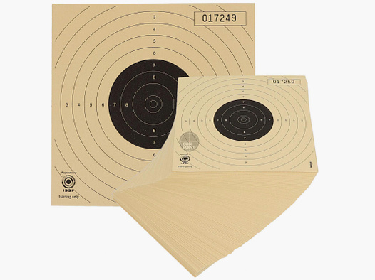 Luftpistolenscheibe 14 x 14 cm - versch. Abpackungen
