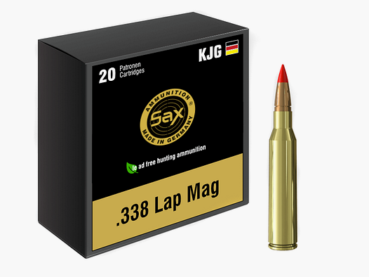SAX .338 Lapua Magnum 230gr /14,9g 20 Stk.