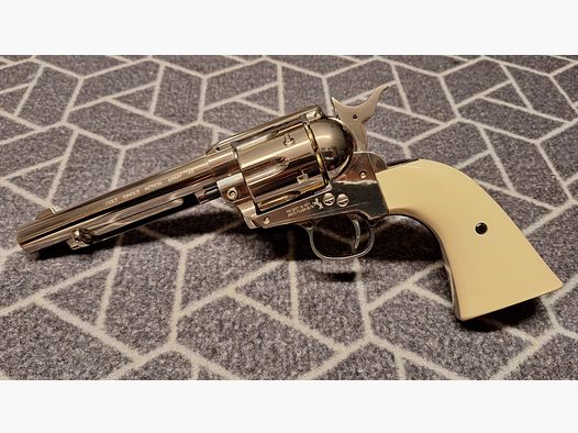 Colt Single Action Army® 45 nickel Co2 revolver caliber 4.5 mm BB-NEW