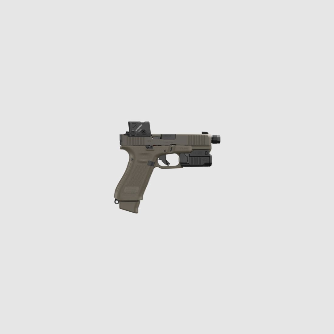 PISTOLE GLOCK 45 HUNTER EDITION A-CUT FILETE COMBO AIMPOINT COA + GTL II, Bild 4 von 9