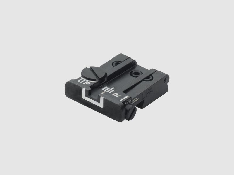 LPA TPU22RG18 mira micrométrica ajustable para pistola Ruger .22 MKII – Contorno Blanco