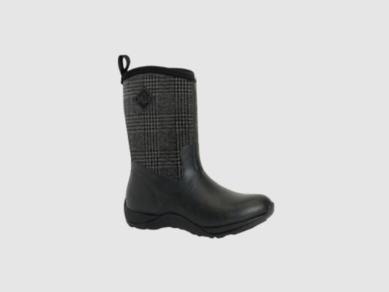 Muck Boot Women's ARCTIC WEEKEND - Black / Plaid, afbeelding 1 van 2