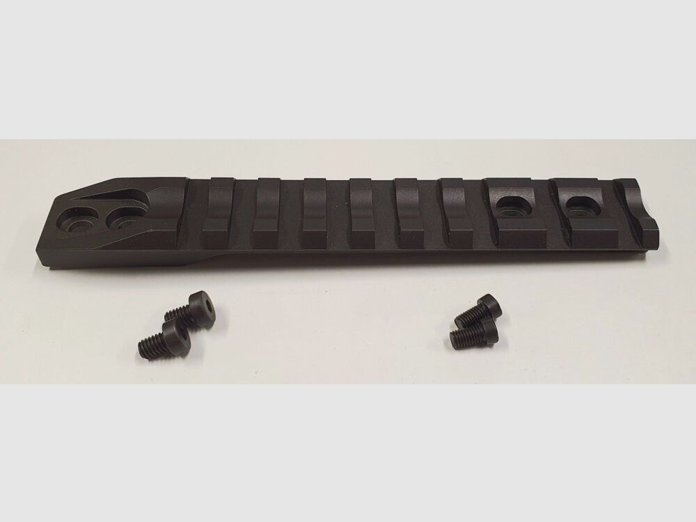 MHS V3 Picatinny rail voor MAUSER 66, stalen rail, matte zwart, 130mm, gemaakt in Duitsland