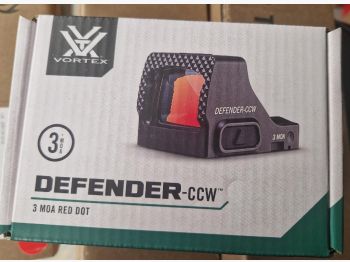 Vortex Defender CCW Red Dot 3moa